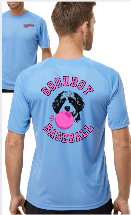 Unisex Good Boy Double Bubble Dry Fit Tee 200. (YOUTH/ADULT)