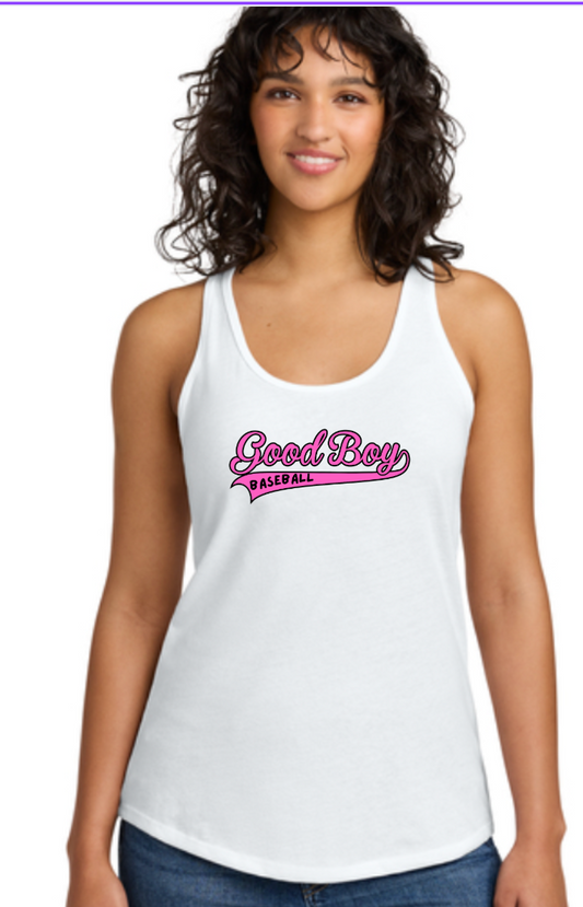Good Boy Logo Tank Carolina Blue  Next Level 1533 (Copy)