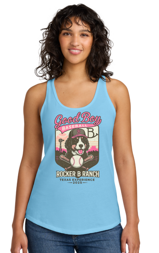 Rocker B  Tank Carolina Blue  Next Level 1533