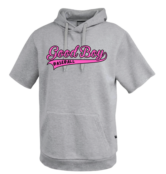 Good Boy OG Short Sleeve Fleece Hoodie Pennant 8220 Heather Grey ADULT/YOUTH