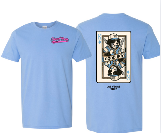 Las Vegas GOOD BOY Dri Fit Tee wit Card on Back A4N3402