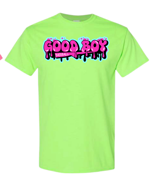 NEON Good Boy NO ROSTER  ( adult/youth)  NEON GREEN
