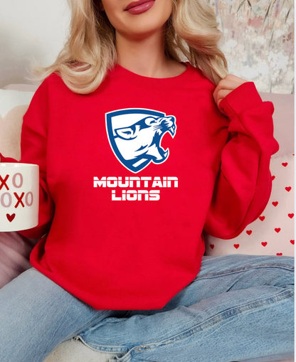 Mountain Lion Unisex Crewneck Sweatshirt ( MULTI Designs)