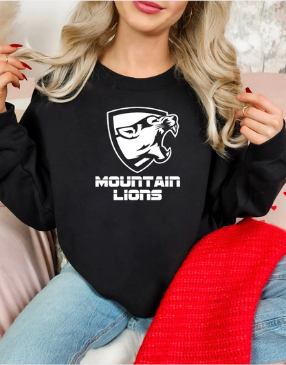 Mountain Lion Unisex Crewneck Sweatshirt ( MULTI Designs)
