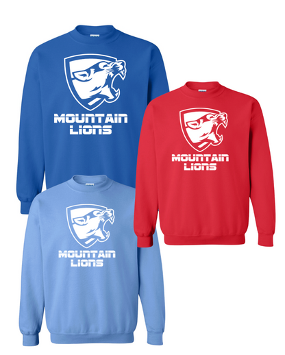 Mountain Lion Unisex Crewneck Sweatshirt ( MULTI Designs)