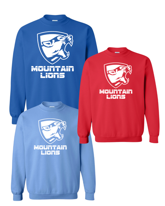 Mountain Lion Unisex Crewneck Sweatshirt ( MULTI Designs)