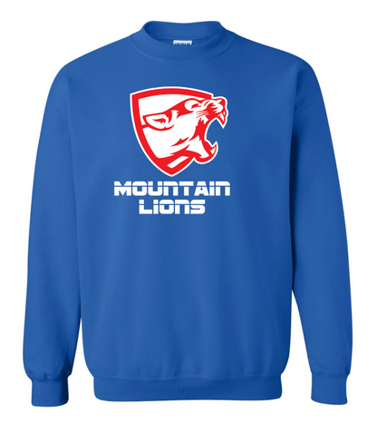 Mountain Lion Unisex Crewneck Sweatshirt ( MULTI Designs)