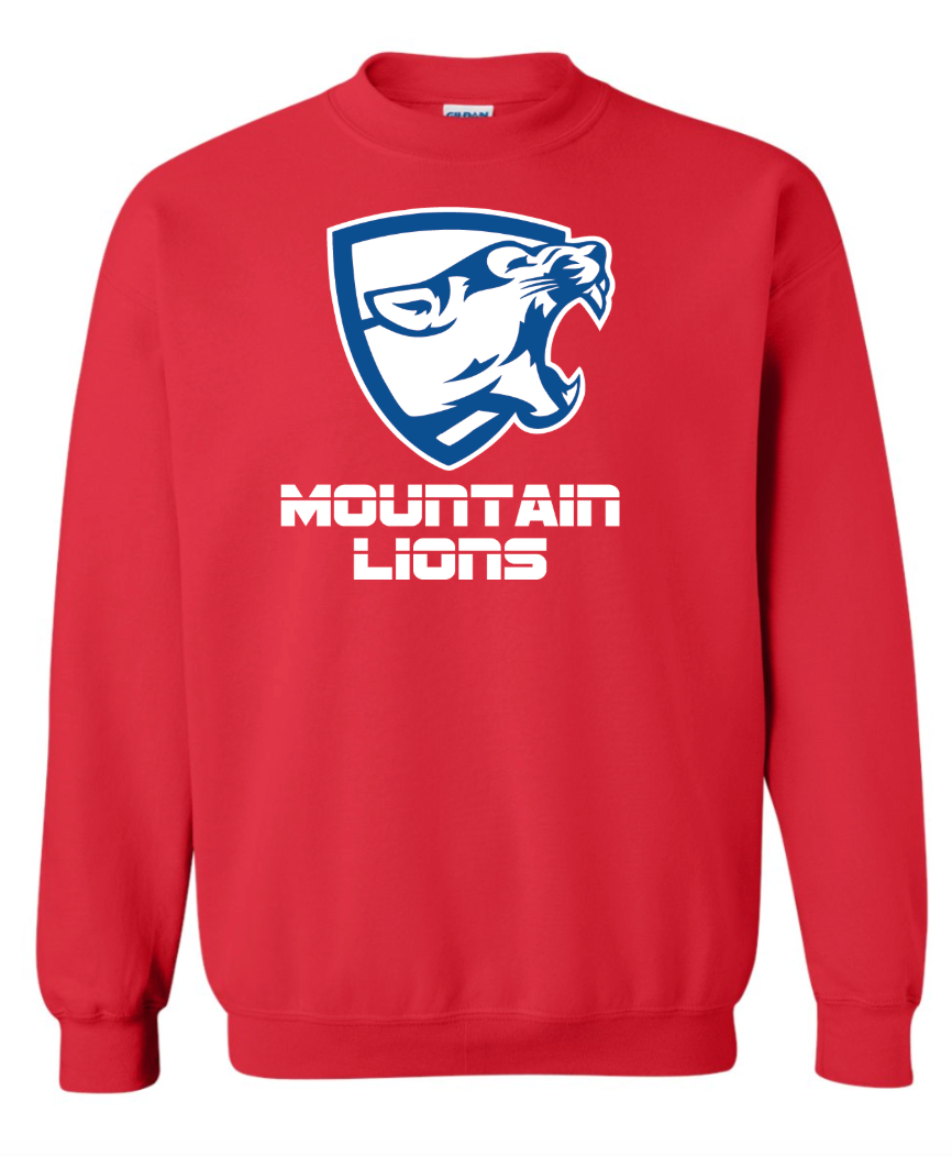 Mountain Lion Unisex Crewneck Sweatshirt ( MULTI Designs)