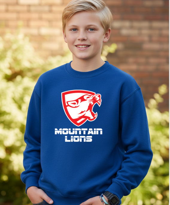 YOUTH MOUNTAIN SWEATSHIRT CREW  MLRED