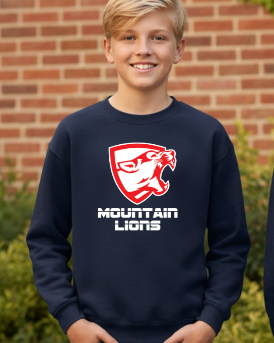 YOUTH MOUNTAIN SWEATSHIRT CREW  MLRED