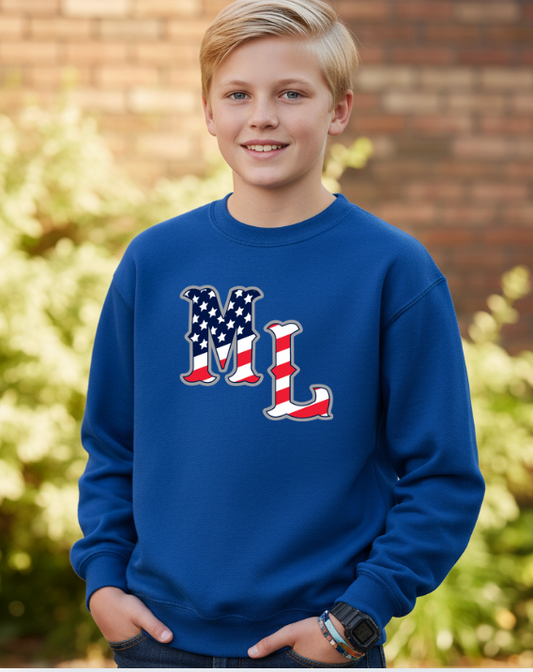YOUTH MOUNTAIN SWEATSHIRT CREW  MLUSA