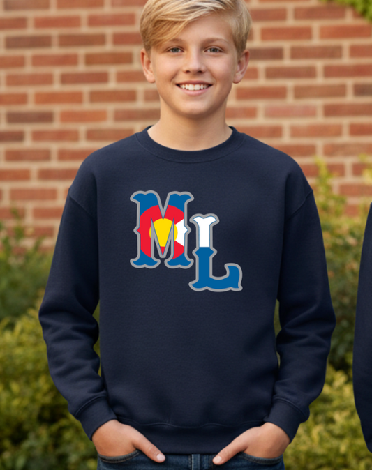 YOUTH MOUNTAIN SWEATSHIRT CREW  MLSON