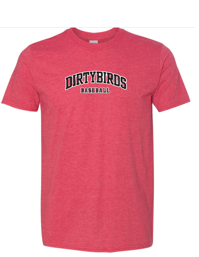 Dirtybird Unisex Gildan Softstyle RED