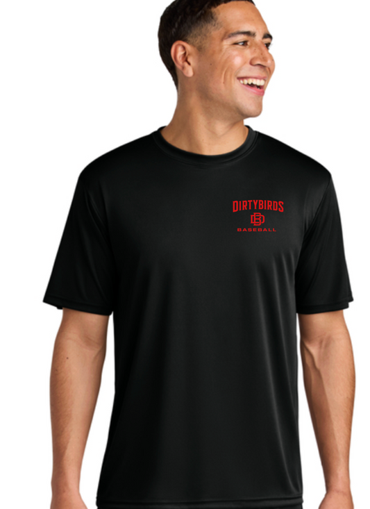 DIRTYBIRDS Unisex A4 Cooling Performance Short Sleeve Tee  LEFT CHEST