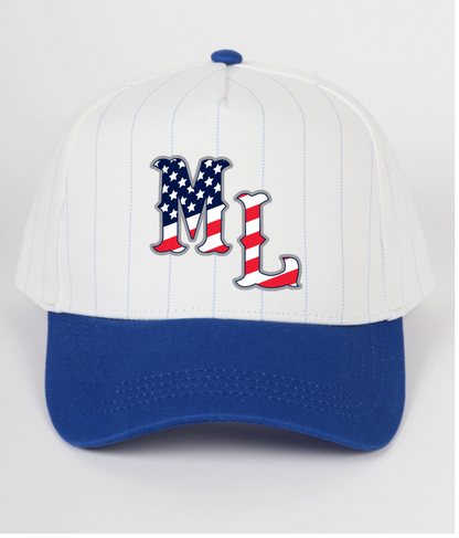 Mountain Lion Trucker Pinstripe Adjustable Hat