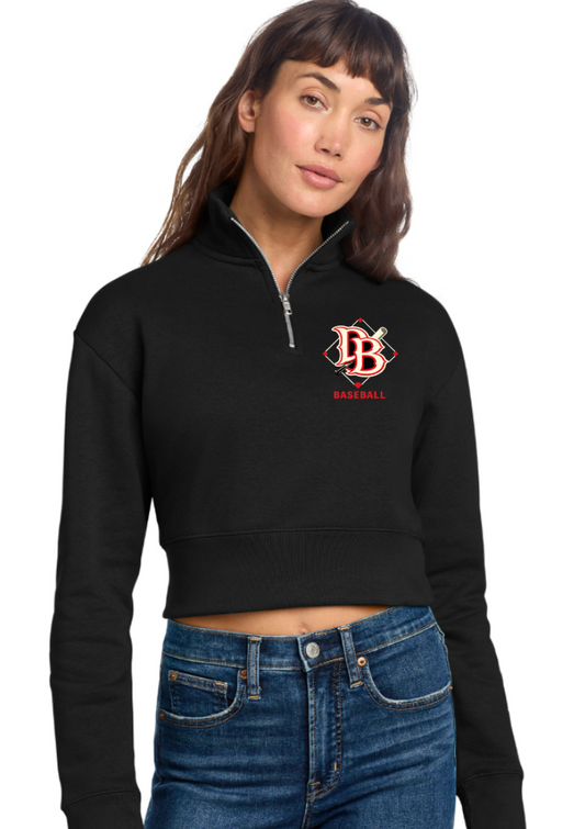 Dirtybirds Womens Cropped  District® Women’s V.I.T.™ Fleece 1/2-Zip