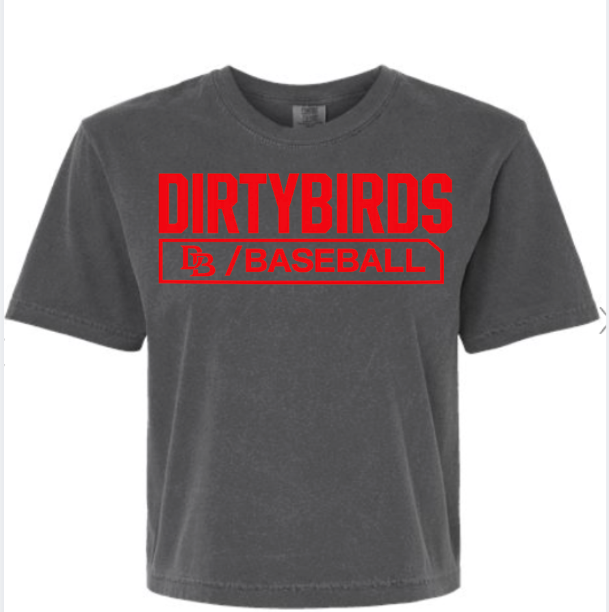 DB Womens Comfort Colors Cropped Pepper