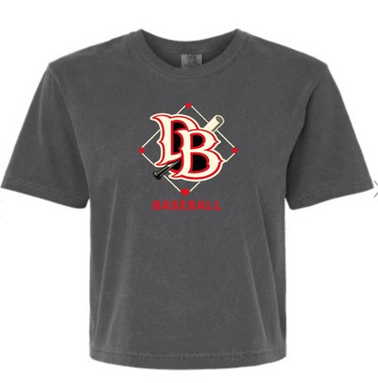 DB Womens Comfort Colors Cropped Pepper