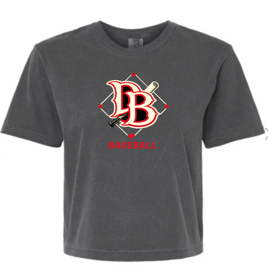 DB Womens Comfort Colors Cropped Pepper