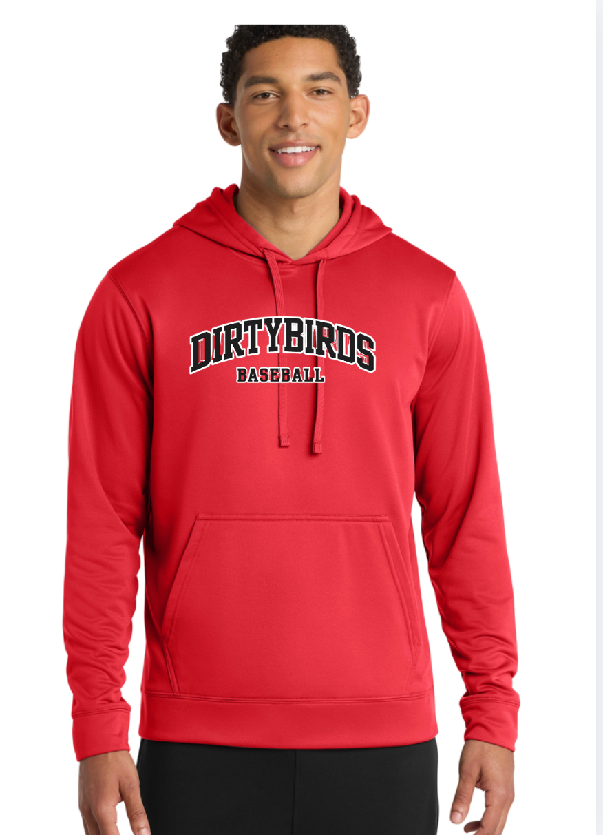 Dirtybirds Baseball  DRI-FIT Performance Fleece Pullover Hooded Sweatshirt PC590H