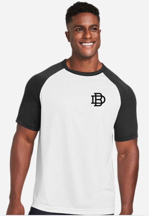 DIRTYBIRD  Unisex Zone Colorblock Raglan T-Shirt - TT62-