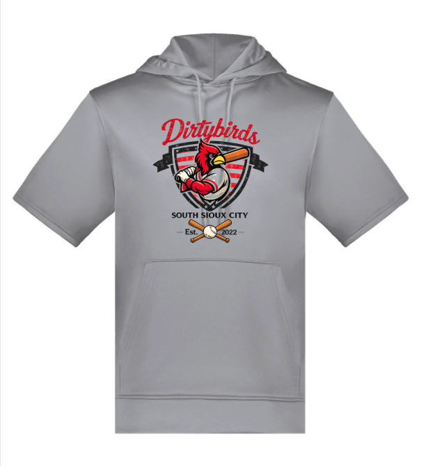 DIRTYBIRD SS Fleece Hoodie ST251  Sport-Tek