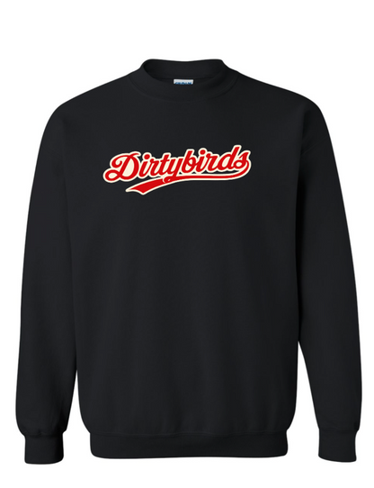 DIRTY BIRD GILDAN CREWNECK- BLACK