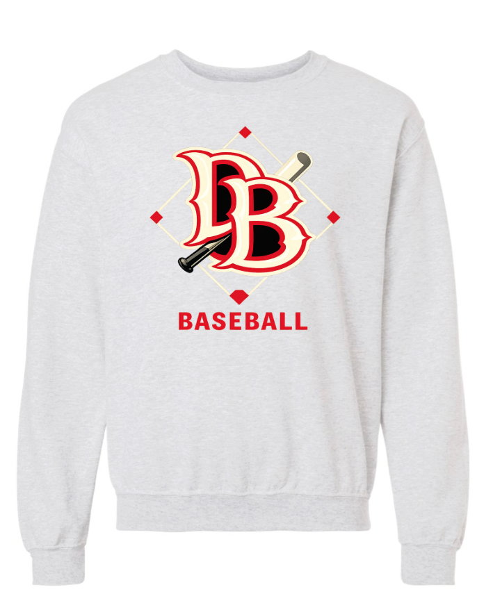 DIRTY BIRD UNISEX GILDAN CREWNECK- ASH GREY