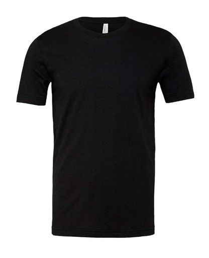 YOUTH/ADULT Unisex Brooklyn Bella CanVa Heather Black Tee (5 Designs)