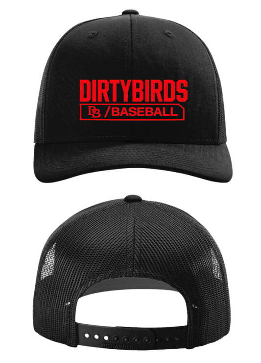 Dirtybird Richardson 112 BLACK  DIRTYBIRDS BASEBALL Red