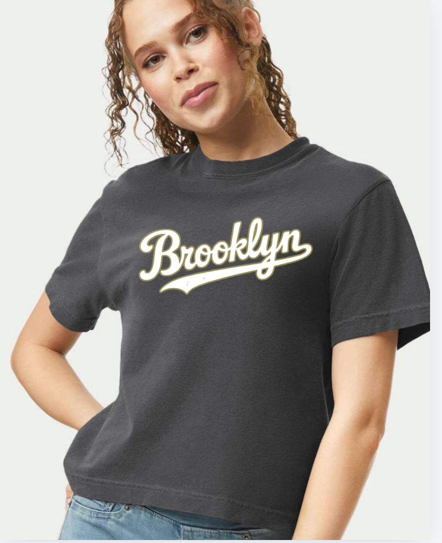 Womens Bums Comfort Colors  Cropped Tee  3023CL Pepper