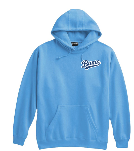 Bums Hoodie 701 Super Blue Jay ( 3 DESIGNS)