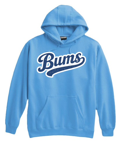 Bums Hoodie 701 Super Blue Jay ( 3 DESIGNS)