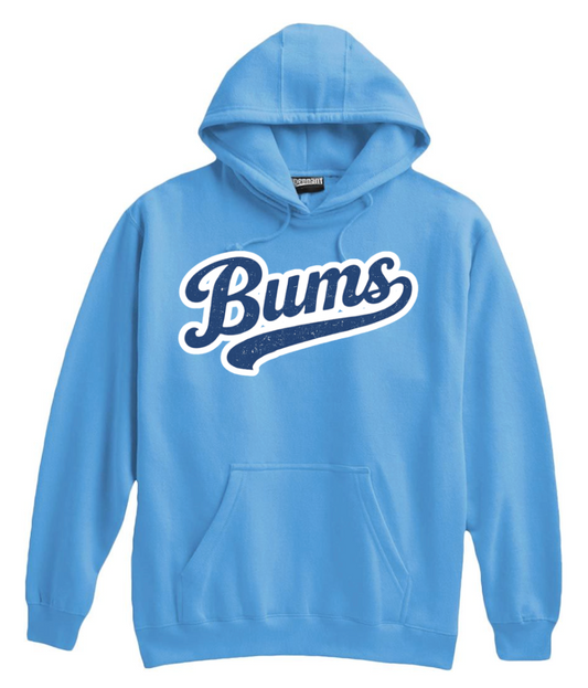 Bums Hoodie 701 Super Blue Jay ( 3 DESIGNS)