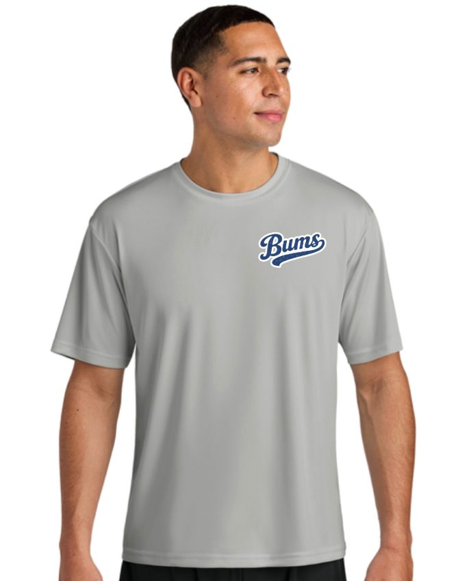 Youth/Adult Brooklyn Unisex A4 Cooling Performance Short Sleeve Tee  LEFT CHEST Grey