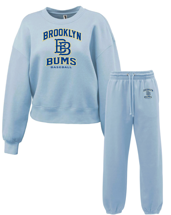 Womens  Fleece 2 Piece Set 5475/5636 Carolina Blue