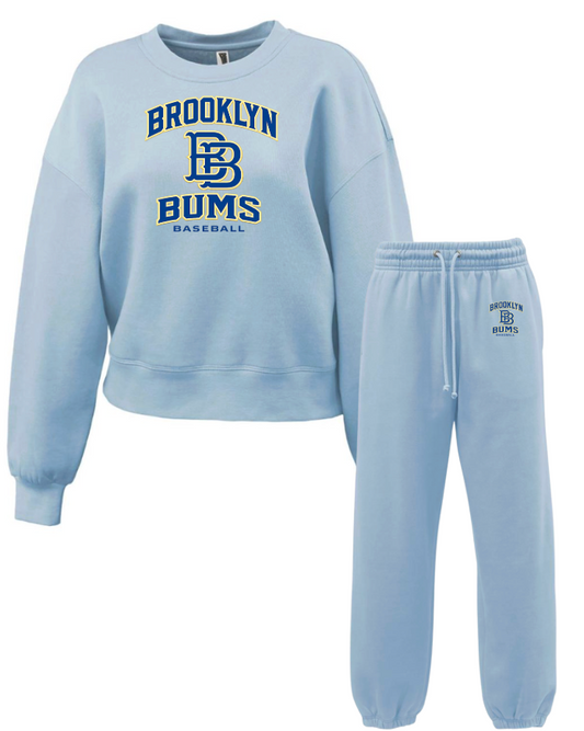 Womens  Fleece 2 Piece Set 5475/5636 Carolina Blue