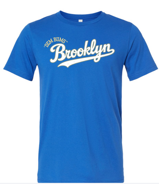 YOUTH/ADULT Unisex We Dem Brooklyn  Brooklyn Bella Canea Heather Royal Blue Tee