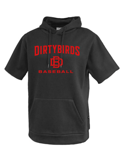 Adult/Youth Dirty Birds Short Sleeve Fleece Hoodie Black