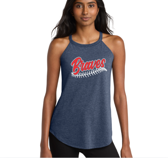 Braves Tank Top  DT137L District ® Women’s Perfect Tri ® Rocker Tank