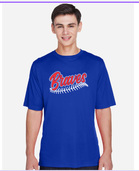 Braves Unisex Dri-Fit Performance Tee TT11