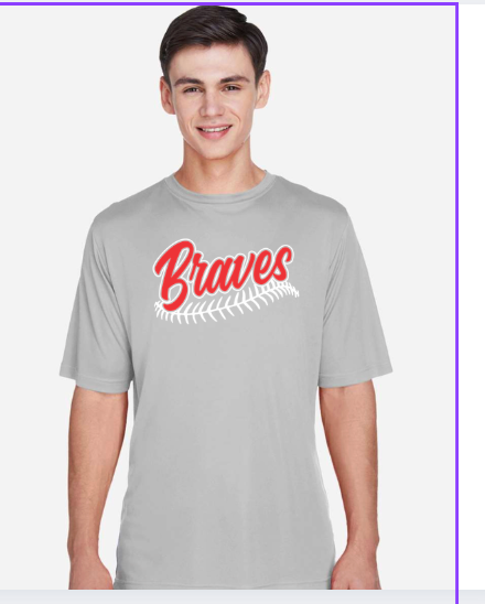 Braves Unisex Dri-Fit Performance Tee TT11