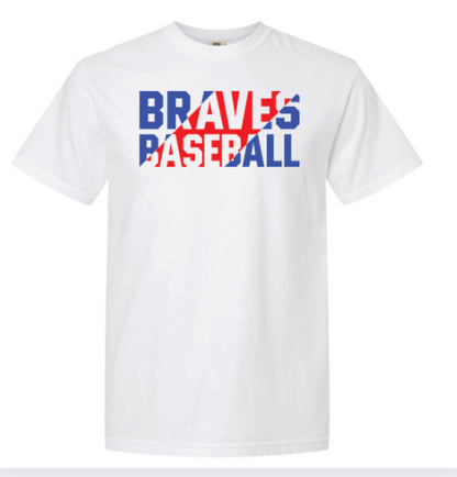 Unisex Braves Baseball Unisex COMFORT COLORS Tee 1717