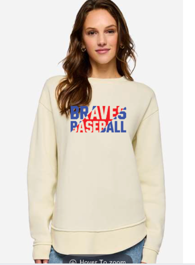Braves Spring Training The Weekend Tunic Womens Fit Fleece -5463
