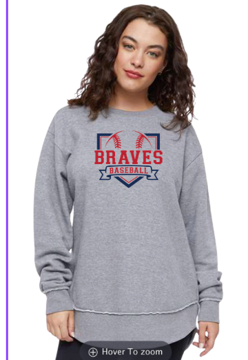 Braves Spring Training The Weekend Tunic Womens Fit Fleece -5463