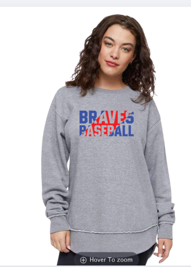 Braves Spring Training The Weekend Tunic Womens Fit Fleece -5463