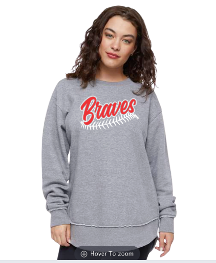 Braves Spring Training The Weekend Tunic Womens Fit Fleece -5463