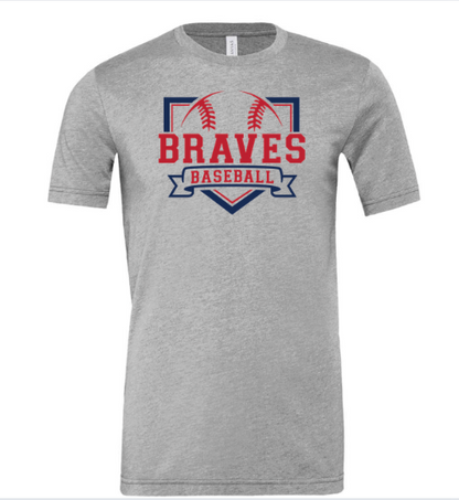 YOUTH/ADULT Unisex Braves Spring Training Bella CanVa 3001cvc