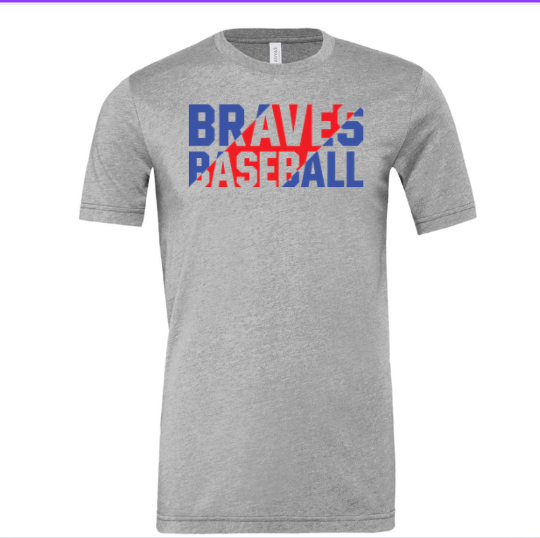 YOUTH/ADULT Unisex Braves Spring Training Bella CanVa 3001cvc