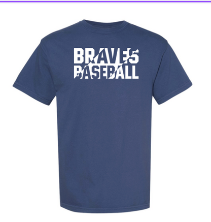 Unisex Braves Baseball Unisex COMFORT COLORS Tee 1717